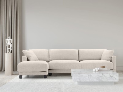 Komfortowa i Funkcjonalna Sofa Narożna Harvey  260x160-103x85cm - Opcje Wyboru Tkaniny 4
