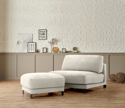 Mała Sofa typu Loveseat Harvey 115x103x85cm - Opcje Wyboru Tkaniny 4
