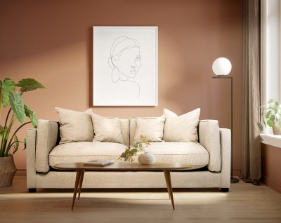Trzyosobowa Sofa Empirio 215x105x78cm - Opcje Wyboru Tkaniny 3
