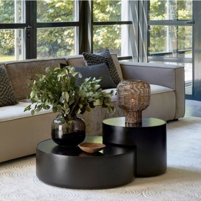 Luksusowy Stolik Kawowy Czarny Hollywood Hills Riviera Maison 4