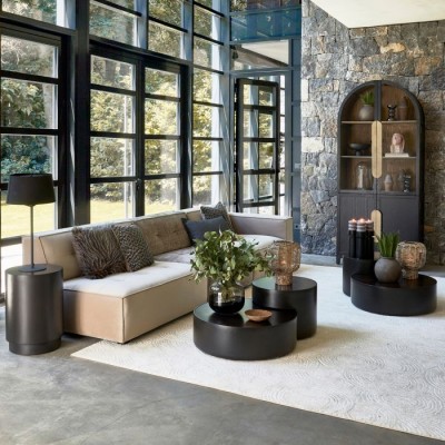 Luksusowy Stolik Kawowy Czarny Hollywood Hills Riviera Maison 7