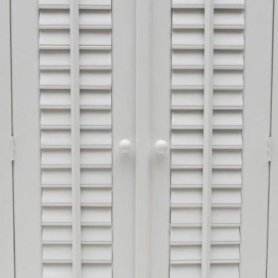 Biała Szafa w Stylu Hamptons New Orleans Riviera Maison 95x45x210cm 6