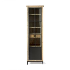 Wąska Witryna The Hoxton S Lewa Riviera Maison  w Stylu Loftowym 65x45x214cm