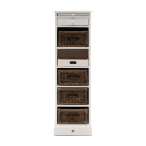 Wąska Komoda Rangez & Plus Riviera Maison w Stylu Hamptons 41x40x135cm