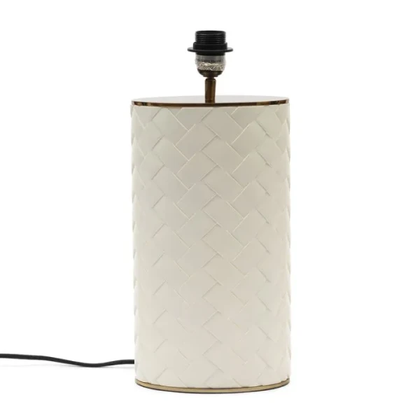 Podstawa Lampy Stołowej Alberdina Riviera Maison Biała Wys. 46cm