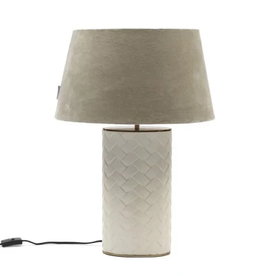 Podstawa Lampy Stołowej Alberdina Riviera Maison Biała Wys. 46cm 4