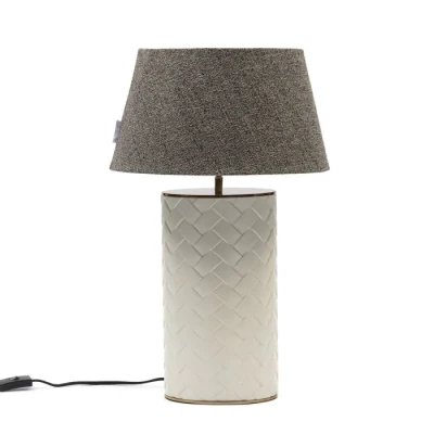 Podstawa Lampy Stołowej Alberdina Riviera Maison Biała Wys. 46cm 6
