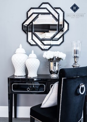 Poduszka Haftowana Dekoracyjna Monogram Home and Style - Różne Kolory Tkanin 4