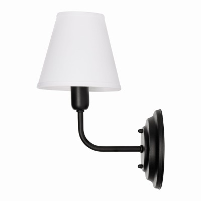 Kinkiet w Stylu Modern Farmhouse Jareda Czarny Wys. 25cm 3