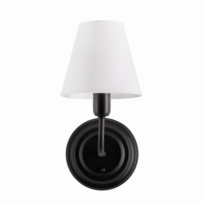Kinkiet w Stylu Modern Farmhouse Jareda Czarny Wys. 25cm 2