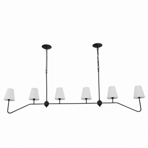 Lampa Sufitowa, Wisząca Agello XL, Czarna 100x180cm