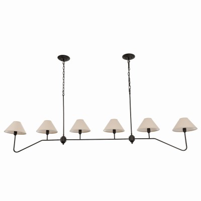 Lampa Sufitowa, Wisząca Agello XL, Czarna 100x180cm 10