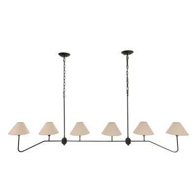 Lampa Sufitowa, Wisząca Agello XL, Czarna 100x180cm 12