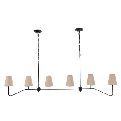 Lampa Sufitowa, Wisząca Agello XL, Czarna 100x180cm 14