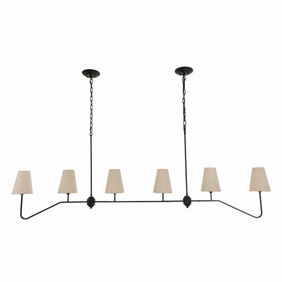 Lampa Sufitowa, Wisząca Agello XL, Czarna 100x180cm 15