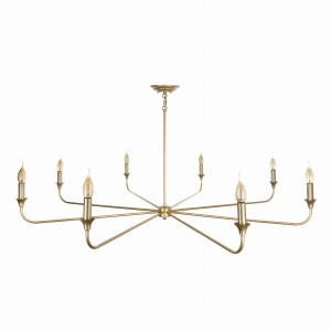 Stylowy Żyrandol Cheel Złoty Śr. 130cm