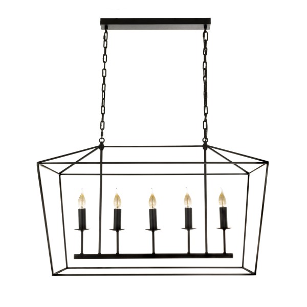 Efektowna Lampa Sufitowa Geen L Czarna