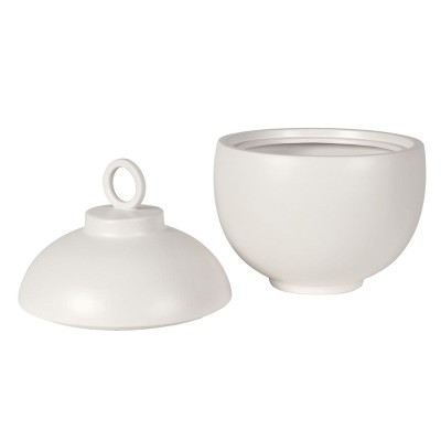 Pojemnik Ceramiczny Biloo Kremowy Wys. 30cm 3