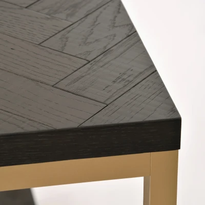 Konsola Seville Złota, Czarna, 110x40x78cm 8
