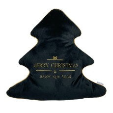 Poduszka Haftowana Dekoracyjna Choinka Wys. 42cm - Różne Kolory Tkanin