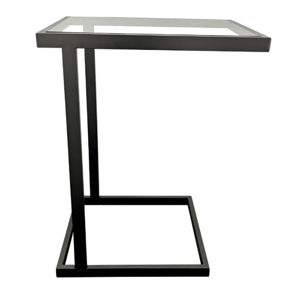 Funkcjonalny Stolik Pomocniczy Nottura Czarny 48x35x63cm