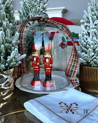 Personalizowana Serwetka z Haftem Motyw Świąteczny 40x40cm 4