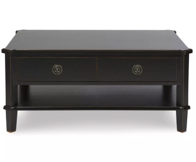 Stolik Kawowy Drewniany Henshaw Laura Ashley Czarny 100x70x45,5cm 2
