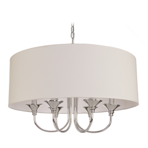 Lampa Sufitowa Wisząca Volare Libero Chrom, Biały 60x60x35cm