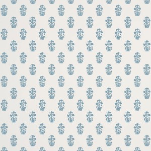 Tapeta Thibaut Anna French CORWIN Niebieski, Neutralny