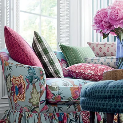 Tapeta Thibaut Anna French INDIENNE JACOBEAN Szary, Beżowy 3