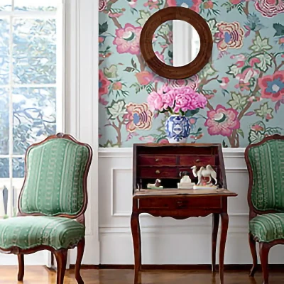 Tapeta Thibaut Anna French INDIENNE JACOBEAN Szary, Beżowy 7