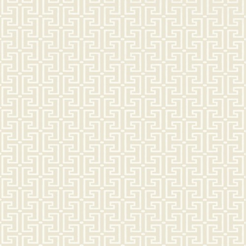 Tapeta Thibaut Anna French T-SQUARE w kolorze kremowym, z delikatnym, geometrycznym wzorem w odcieniach beżu. Ukazana na płaskiej powierzchni, układ równomierny, stanowi eleganckie tło. Idealna do aranżacji wnętrz, matowa tekstura.