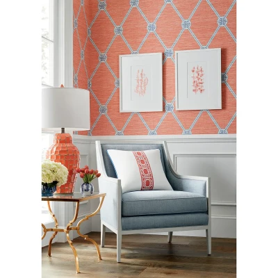 Tapeta Thibaut Anna French TURNBERRY TRELLIS Czarny, Beżowy 3
