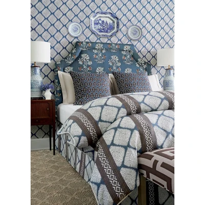 Tapeta Thibaut Anna French AUSTIN DIAMOND Jasno Niebieski 3