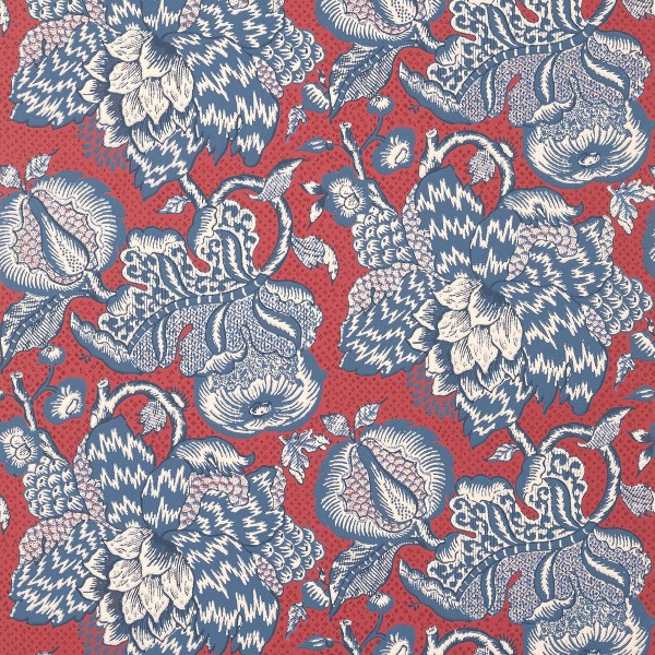 Tapeta Thibaut Anna French WESTMONT Czerwony, Niebieski