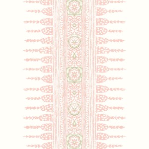 Tapeta Thibaut Anna French JAVANESE STRIPE Różowy, Biały