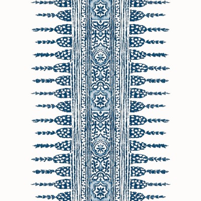 Tapeta Thibaut Anna French JAVANESE STRIPE Granatowy, Biały 2