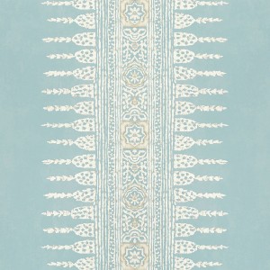 Tapeta Thibaut Anna French JAVANESE STRIPE Niebieski