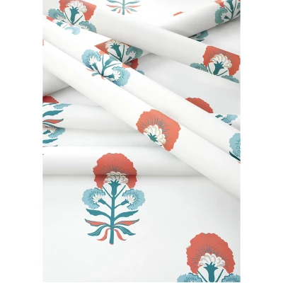 Tapeta Thibaut Anna French TYBEE BUD Niebieski, Biały 7