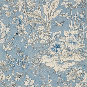 Tapeta Thibaut Anna French ROSALIND Niebieski