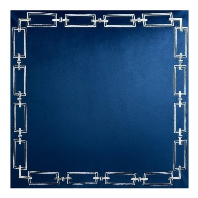 Poduszka Haftowana Dekoracyjna Chain - Różne Kolory Tkanin 4