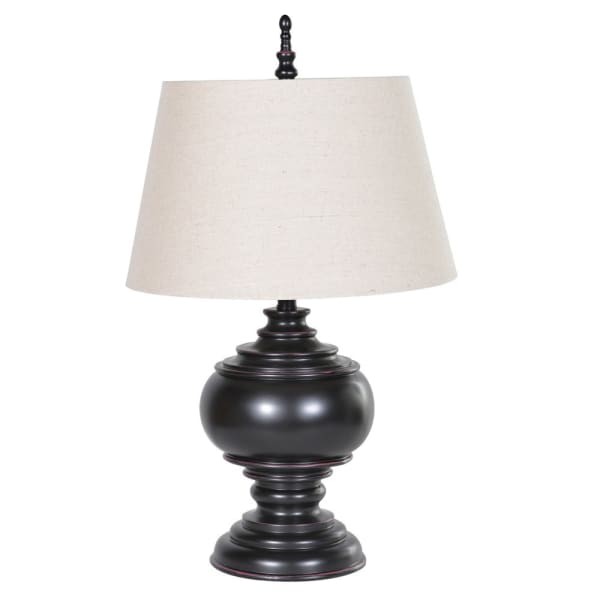 Lampa Stołowa Barton Czarna Wys. 63cm