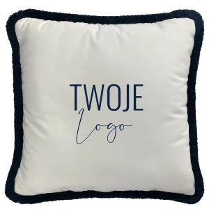 Poduszka dekoracyjna Twoje logo - dowolny kolor