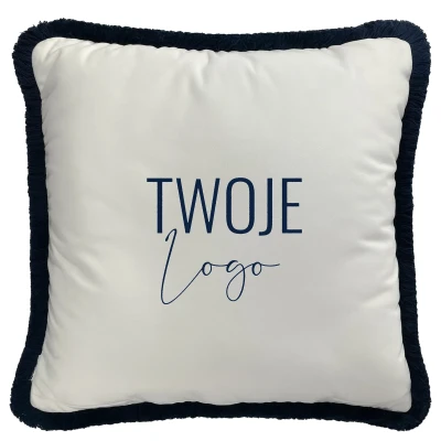 Poduszka dekoracyjna Twoje logo - dowolny kolor 2