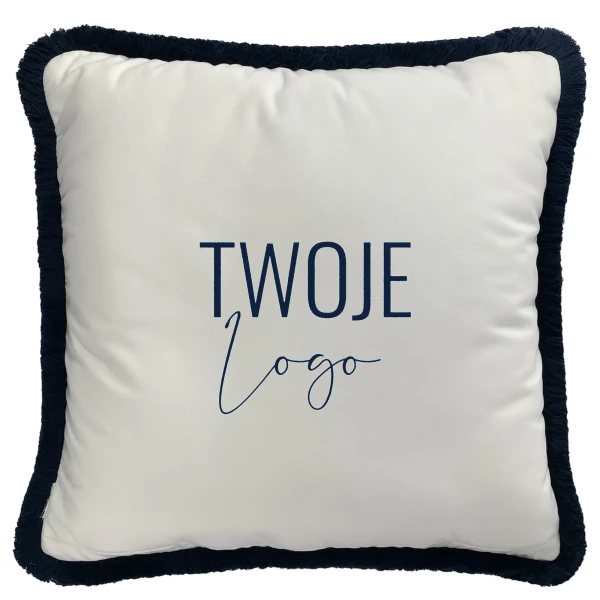 Poduszka dekoracyjna Twoje logo - dowolny kolor