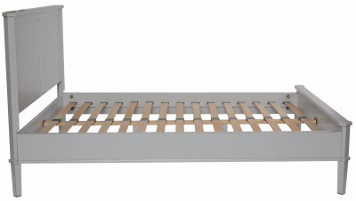 Łóżko Drewniane Henshaw Laura Ashley King Jasnoszare 214x163,5x110cm 4