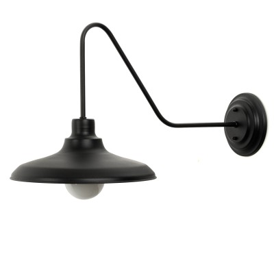 Kinkiet w Stylu Modern Farmhouse Ferio, Czarny 29x55x32cm 2