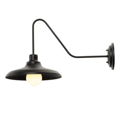 Kinkiet w Stylu Modern Farmhouse Ferio, Czarny 29x55x32cm 5