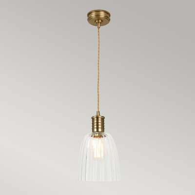 Lampa wisząca Ravello, Mosiądz 6