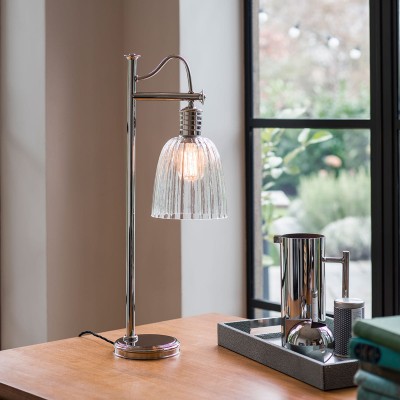 Lampa Stołowa Ravello, Nikiel Wys. 69cm 4
